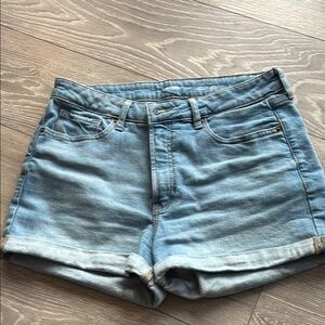 Old Navy High-Waisted Blue Jean Shorts with Hem